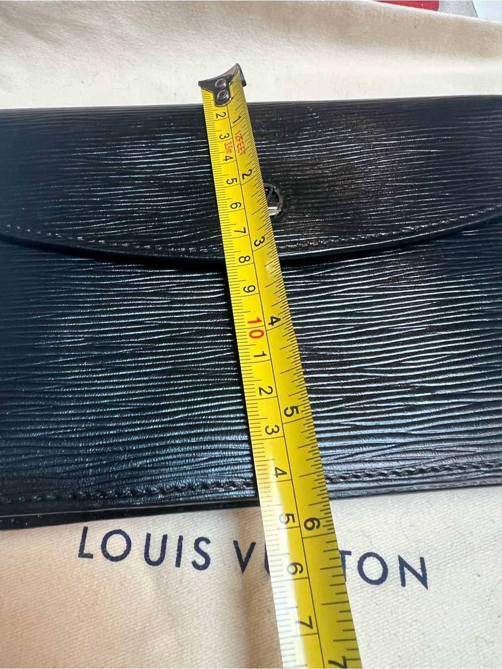 Louis Vuitton Black Epi Leather Slim Wallet - Picture 11 of 14